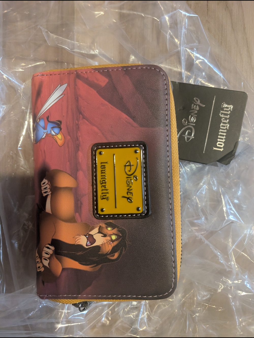 Loungefly Disney The Lion King Scar Zip Wallet - Brown/Yellow